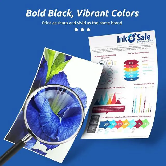 Alt view image 3 of 6 - INK E-SALE Compatible Toner Cartridge Replacement for Dell 525 E525 E525W (KCMY, 4 Packs), for use with Dell E525W Color Laser Printer for 593-BBJX 593-BBJU 593-BBJV 593-BBJW