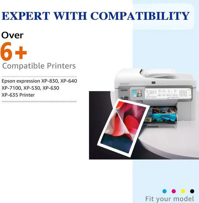 Alt view image 2 of 7 - 5 Reman T410XL 410XL Ink Cartridge For Epson Expression XP830 XP640 XP635 XP7100