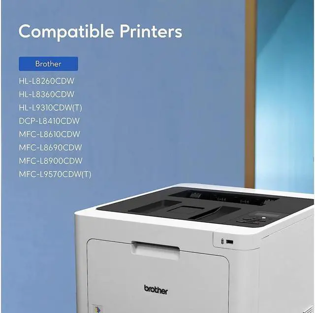 Alt view image 3 of 6 - TN436 Toner Cartridge High Yield Replacement Compatible for Brother TN 436 TN436BK TN436C TN433 TN431 for Brother HL-L8360CDW HL-L8260CDW MFC-L8610CDW MFC-L8900CDW MFC-L8690CDW Printer (1BK,1C,1M,1Y)