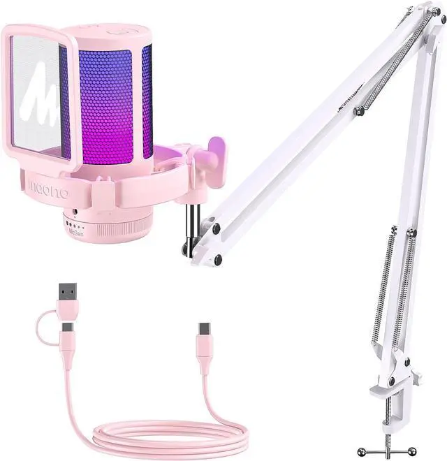Main image of MAONO Gaming USB Microphone with Noise Cancellation, Streaming mic for PC Computer MAC PS4 PS5, All-in-One Kit with Mute, Monitor for Recording, Podcast, Twitch, YouTube, Discord, GamerWave DGM20S