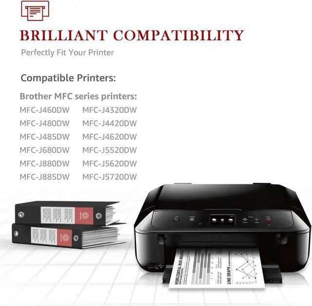 Alt view image 3 of 7 - 20x XL Printer Ink fits Brother LC203 LC201 MFC-J480DW MFC-J5320DW MFC-J4320DW