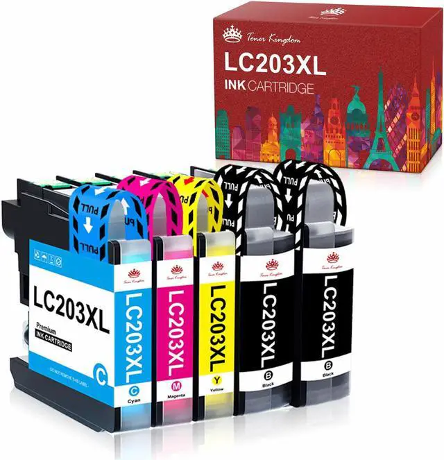 Alt view image 2 of 7 - 20x XL Printer Ink fits Brother LC203 LC201 MFC-J480DW MFC-J5320DW MFC-J4320DW