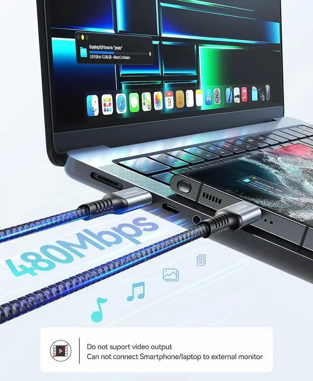 Alt view image 5 of 8 - NIMASO USB C to C Cable 4Pack[10ft+6.6ft+3.3ft+1ft], Type C Charger Cord for iPhone 15/15 Pro/15 Plus,iPad Mini 6/ Pro,iPad Air 4,MacBook Pro 2020,Samsung Galaxy S23,Switch