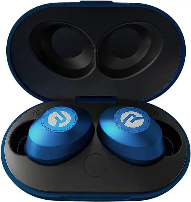 Alt view image 2 of 7 - Raycon The Everyday Bluetooth Wireless Earbuds with Microphone- Stereo Sound in-Ear Bluetooth Headset True Wireless Earbuds 32 Hours Playtime (Matte Blue)