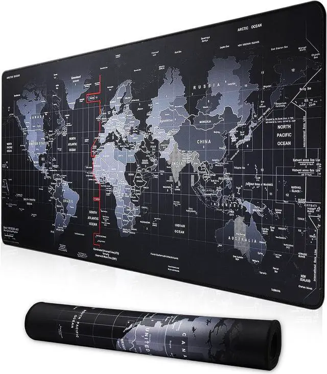 Main image of XXL Professional Large Mouse Pad & Computer Game Mouse Mat (35.4x15.7x0.1IN, Map) (90 * 40 Map)