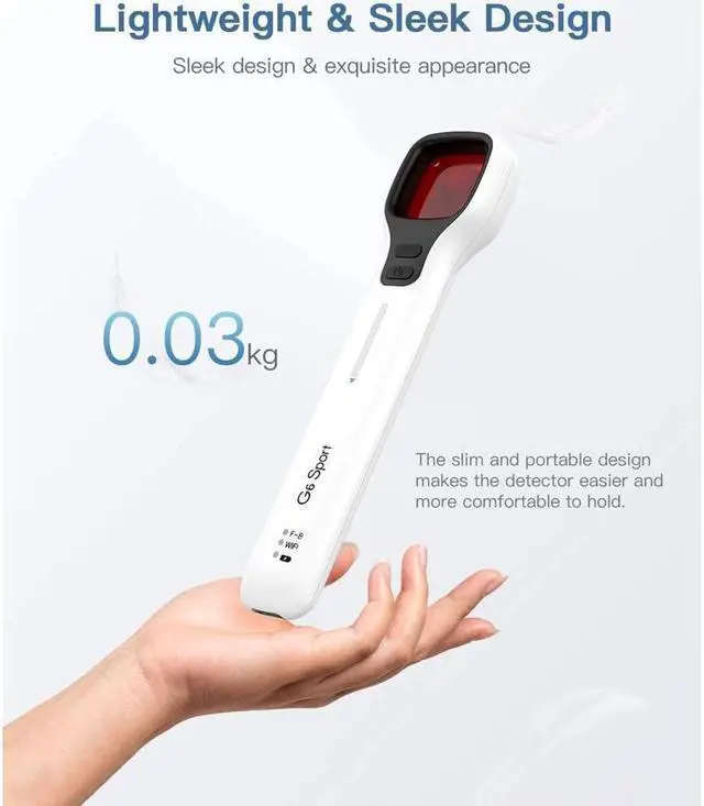 Alt view image 6 of 6 - VOIVEY G6 Sport Bug Detector for Hidden Camera, Fashionable Privacy Protector with Anti Theft System, Hidden Camera Detectors, 7 Levels Sensitivity, 30H Working Time From USA