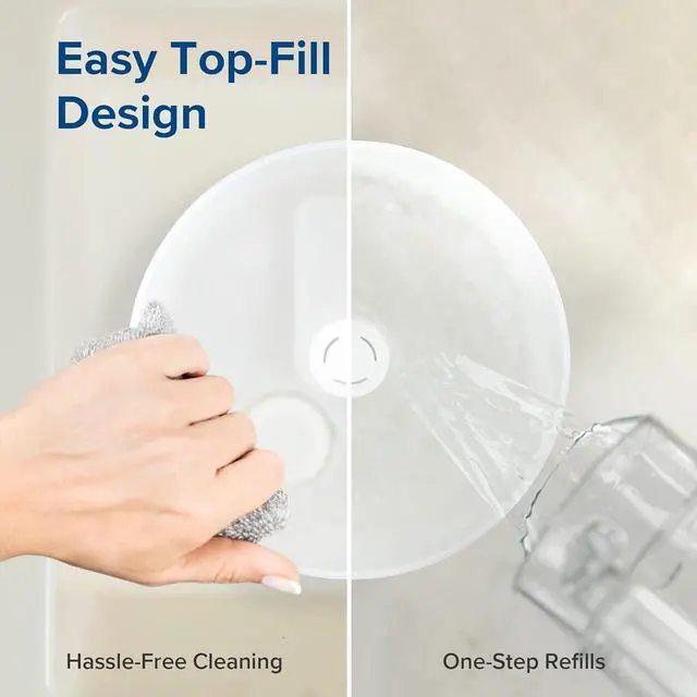 Alt view image 5 of 7 - LEVOIT Humidifiers for Bedroom, Quiet (3L Water Tank) Cool Mist Top Fill Essential Oil Diffuser with 25Watt for Home Large Room, 360° Nozzle, Rapid Ultrasonic Humidification for Baby Nursery and Plant