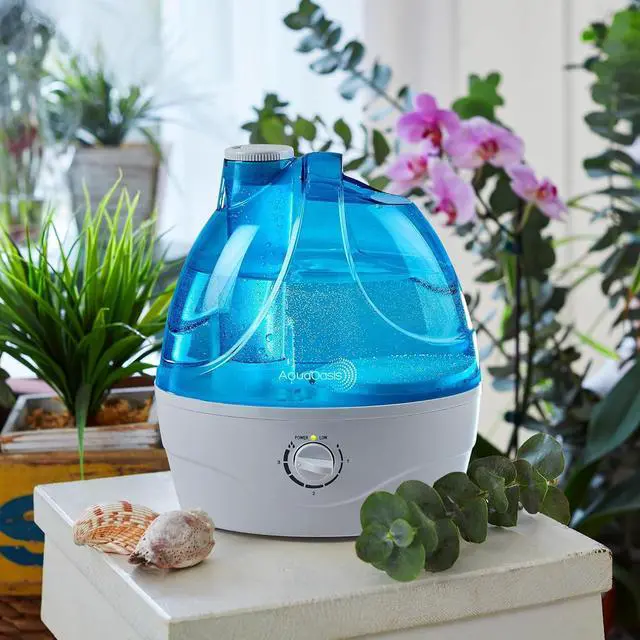 Alt view image 7 of 7 - AquaOasis® Cool Mist Humidifier (2.2L Water Tank) Quiet Ultrasonic Humidifiers for Bedroom & Large room - Adjustable -360 Rotation Nozzle, Auto-Shut Off, Humidifiers for Babies Nursery & Whole House