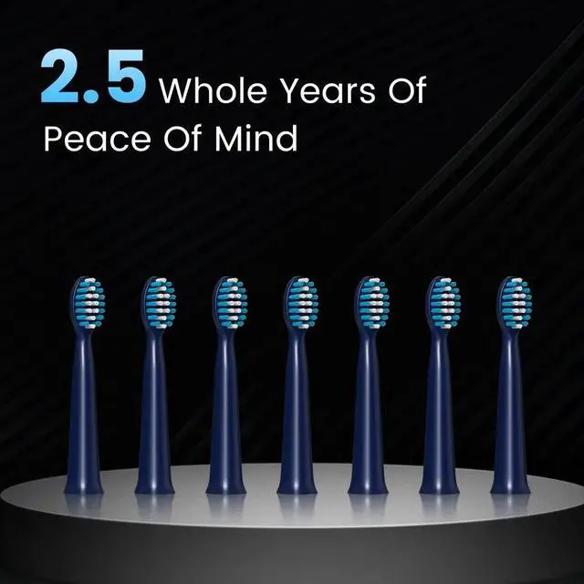Alt view image 5 of 7 - SEJOY Sonic Electric Toothbrush USB Rechargeable 3Modes 7Brush Heads Smart Timer