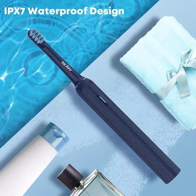 Alt view image 5 of 7 - Electric Toothbrush Rechargeable With 4 Brush Heads for Adults and Kids