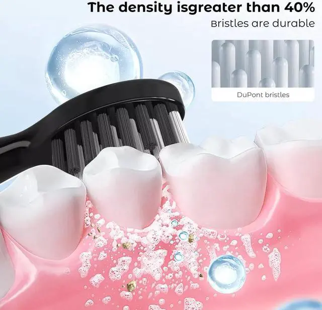Alt view image 5 of 7 - SEJOY Electric toothbrush High frequency deep oral cleaning 3 cleaning modes