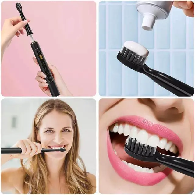Alt view image 7 of 7 - SEJOY Electric toothbrush High frequency deep oral cleaning 3 cleaning modes
