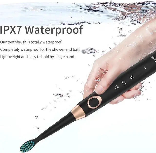 Alt view image 4 of 7 - Fairywill Electric Toothbrush Rechargeable 4 Sonic Brush Head Powerful Cleaning