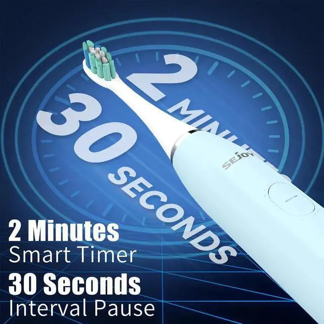 Alt view image 6 of 7 - Sonic Electric Toothbrush USB Rechargeable Power Toothbrush with 12 Brush Heads