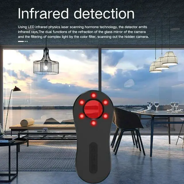 Alt view image 3 of 7 - Camera Detector, Infrared Camera Detector Anti-monitoring Signal Detection Finder Locates Camera Quickly And Instantly