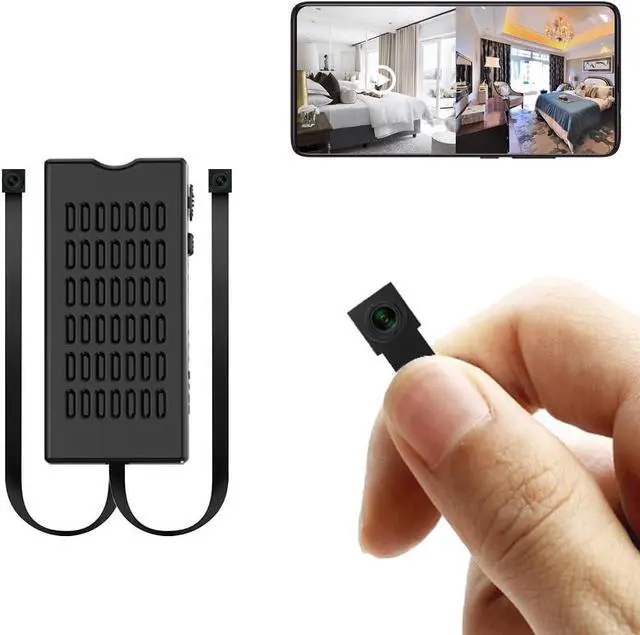 Main image of True 2K Small Hidden Camera - Dual Lens - Mini Wireless Spy Cam - WiFi Tiny Nanny Cam DIY Module - Compact & Secret Surveillance Indoor Outdoor Security
