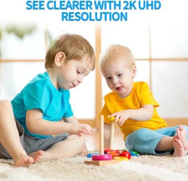 Alt view image 3 of 6 - True 2K Small Hidden Camera - Dual Lens - Mini Wireless Spy Cam - WiFi Tiny Nanny Cam DIY Module - Compact & Secret Surveillance Indoor Outdoor Security