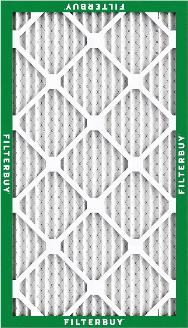 Alt view image 7 of 7 - Filterbuy 14x30x1 Air Filter MERV 8 Dust Defense (6-Pack), Pleated HVAC AC Furnace Air Filters Replacement (Actual Size: 13.69 x 29.69 x 0.75 Inches)