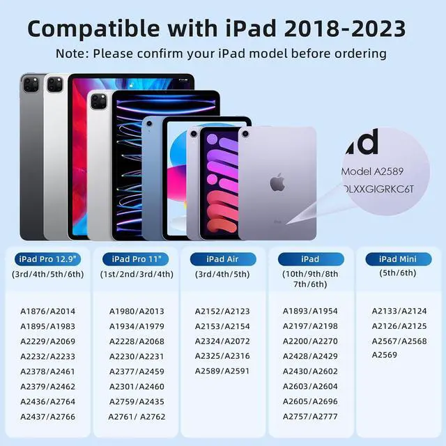 Alt view image 2 of 7 - Stylus Pen for iPad,8 Mins Fast Charge Active Pencil for Apple iPad 2018-2023,Palm Rejection Tilt Sensitivity Magnetic Pen Work for iPad Pro 11" & 12.9",iPad 6-10,iPad Air 3/4/5,iPad Mini 5/6,White