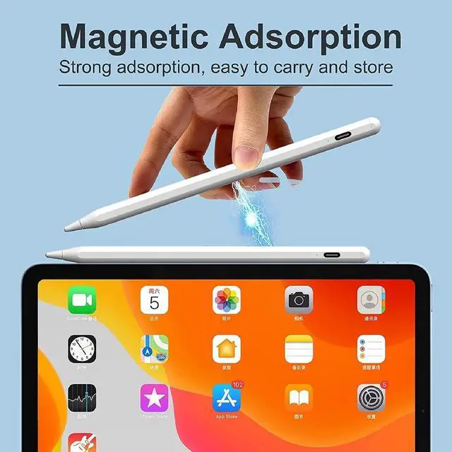 Alt view image 4 of 7 - Stylus Pen for iPad with Palm Rejection, Painting Handwriting iPad Pencil Compatible with (2018-2024) iPad 9th/8th/7th/6th, iPad Pro 11/12.9, iPad Mini 6th/5th, iPad Air 5th/4th/3rd