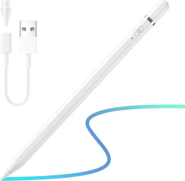 Main image of Stylus Pen for iPad with Quick Charge&Palm Rejection Active Pencil Compatible with iPad 2018-2024 Apple iPad Pro 11/12.9 Inch,iPad Air 3/4,iPad6/7/8/9, iPad Mini 5/6