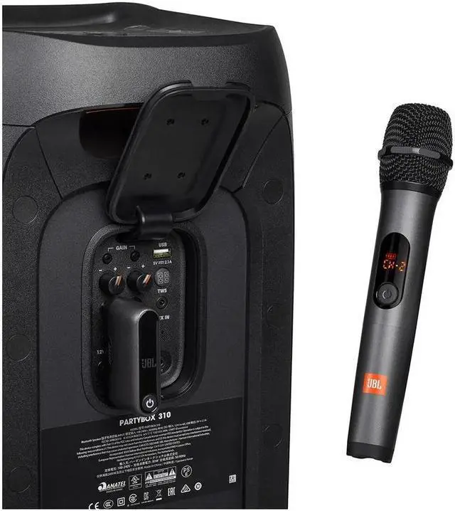 Alt view image 7 of 7 - Wireless Two Microphone System with Dual-Channel Receiver