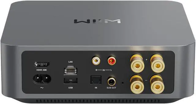 Alt view image 4 of 6 - WiiM Amp Multiroom Streaming Amplifier with AirPlay 2 & Chromecast