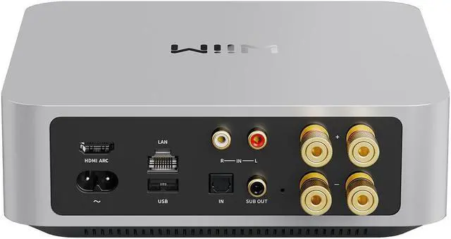 Alt view image 2 of 3 - WiiM Amp Multiroom Streaming Amplifier with AirPlay 2 & Chromecast Silver