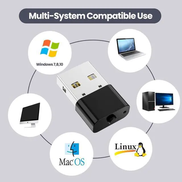 Alt view image 2 of 7 - Mouse Jiggler Undetectable Mouse Mover Wiggler USB Port for Computer Laptop, Keeps Computer Awake, Simulate Mouse Movement to Prevent Computer Laptop Entering Sleep/Lockdown, Plug-and-Play (1 Pcs)