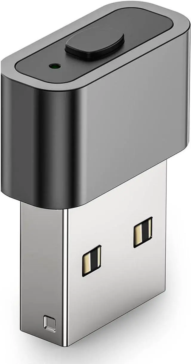 Alt view image 7 of 7 - USB Mouse Jiggler,Geyes Undetectable Mouse Mover Device Has Two Swing Modes Jiggle and Multi-Track,Keeps for Computer/Laptop Awake, Driver-Free, Plug-Play,with Switch (Metal Black)