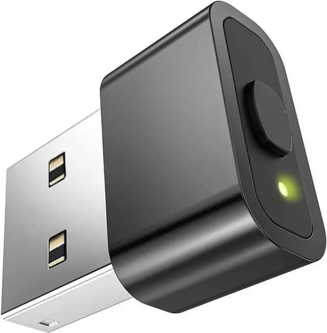 Alt view image 2 of 7 - USB Mouse Jiggler,Geyes Undetectable Mouse Mover Device Has Two Swing Modes Jiggle and Multi-Track,Keeps for Computer/Laptop Awake, Driver-Free, Plug-Play,with Switch (Metal Black)