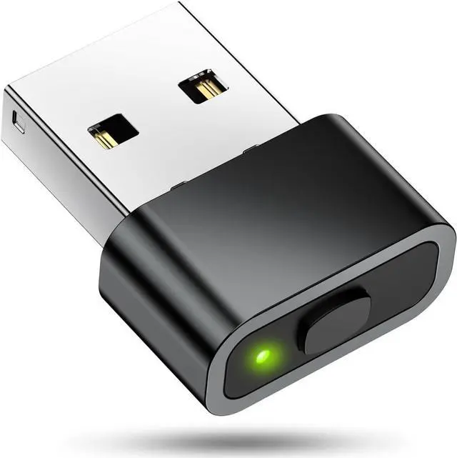 Main image of USB Mouse Jiggler,Geyes Undetectable Mouse Mover Device Has Two Swing Modes Jiggle and Multi-Track,Keeps for Computer/Laptop Awake, Driver-Free, Plug-Play,with Switch (Metal Black)