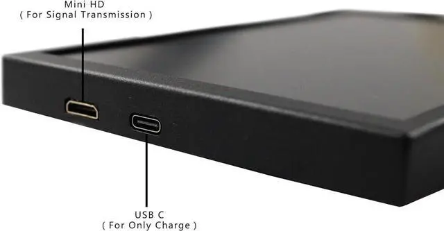 Alt view image 6 of 7 - VSDISPLAY 8 Inch Small Mini LCD Monitor 1280x800 IPS Screen Display for PC Case DIY Building/Laptop/Computer with Mini HD-MI Video Input