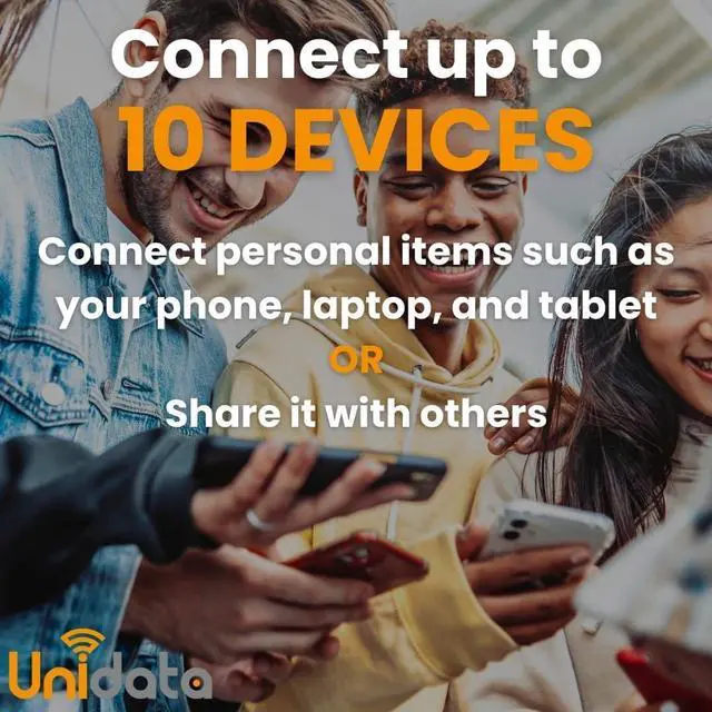 Alt view image 6 of 7 - U30 Hotspot Device | Lightweight 4G LTE Mobile Hotspot | WiFi Hotspot | No SIM Required, Coverage in 140+ Countries | WiFi Box Preloaded 10GB US Data | Pocket WiFi | Travel WiFi |
