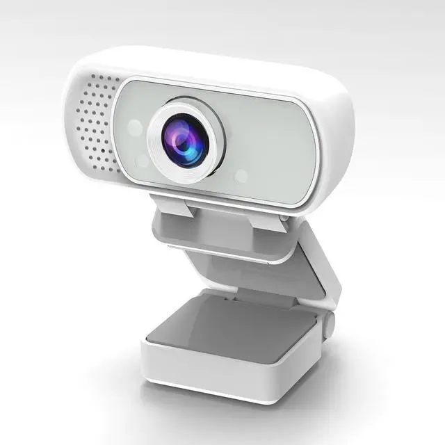 Alt view image 2 of 5 - ZIQIAN 1080P Webcam with Microphone, HD Webcam Web Camera with Tripod Stand, Widescreen USB Computer Camera-White