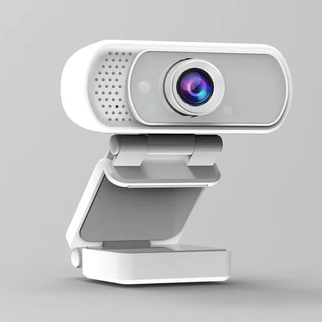 Alt view image 5 of 5 - ZIQIAN 1080P Webcam with Microphone, HD Webcam Web Camera with Tripod Stand, Widescreen USB Computer Camera-White