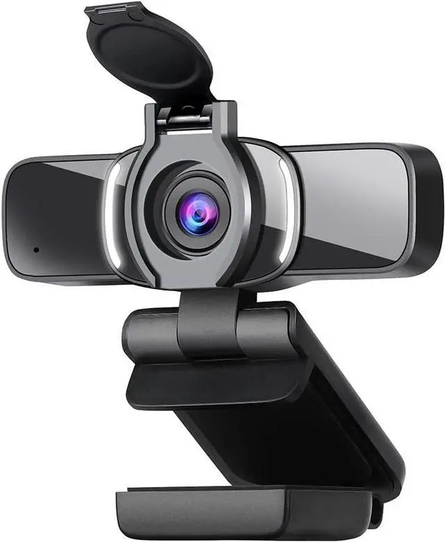 Main image of Dericam USB Web Camera, 1080P HD Webcam with Microphone and Privacy Cover [Plug and Play], 1080p/30fps Laptop Face Cam for Zoom/Skype/Teams, PC Video Conference