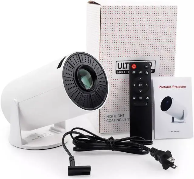 Alt view image 7 of 7 - 4K Mini Projector 10000 Lumen LED 1080P WiFi Bluetooth UHD Portable Home Theater