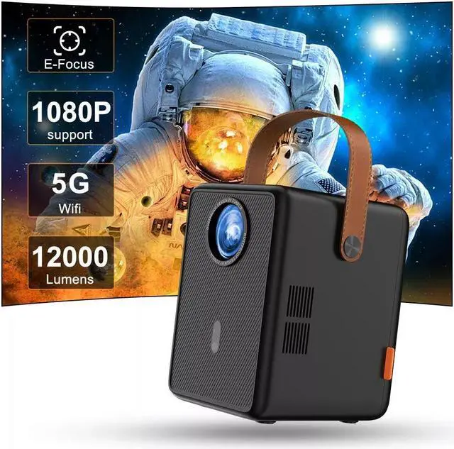 Main image of 4K Projector 60000LMS 1080P 5G WiFi Bluetooth Video Home Theater Electric Focus