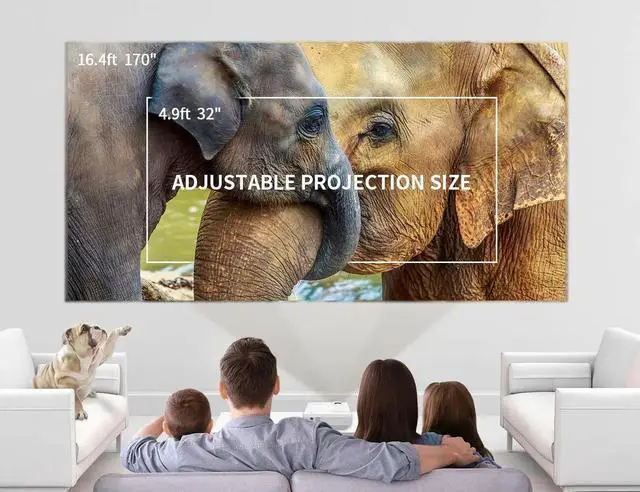 Alt view image 5 of 7 - VANKYO LEISURE 3 Mini HD 1080P Home Cinema Portable Theater Movie Projector