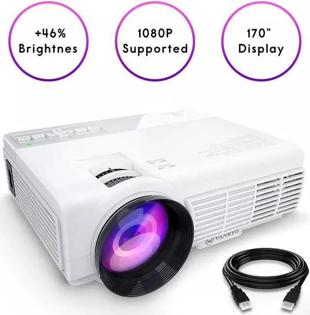 Alt view image 4 of 7 - VANKYO LEISURE 3 Mini HD 1080P Home Cinema Portable Theater Movie Projector