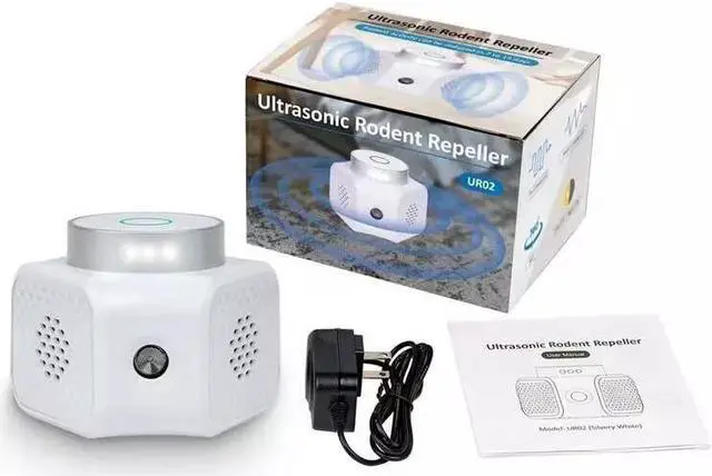 Alt view image 7 of 7 - For Ultrasonic Mouse Repellent Squirrel Repeller Rodent Detector Rat Deter US