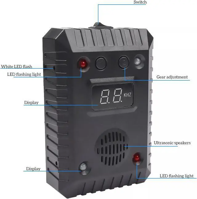 Alt view image 6 of 7 - Ultrasonic Mouse Repeller Rat Rodent for Car Wire Engine Pest Deterrent Control