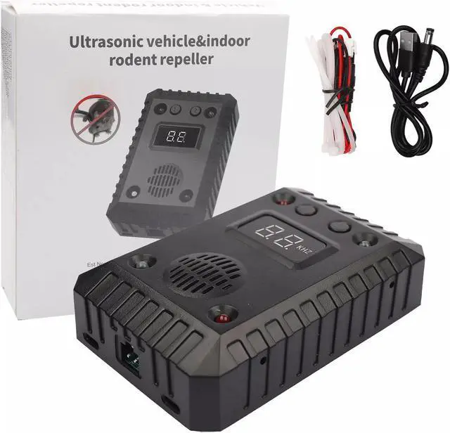 Alt view image 7 of 7 - Ultrasonic Mouse Repeller Rat Rodent for Car Wire Engine Pest Deterrent Control