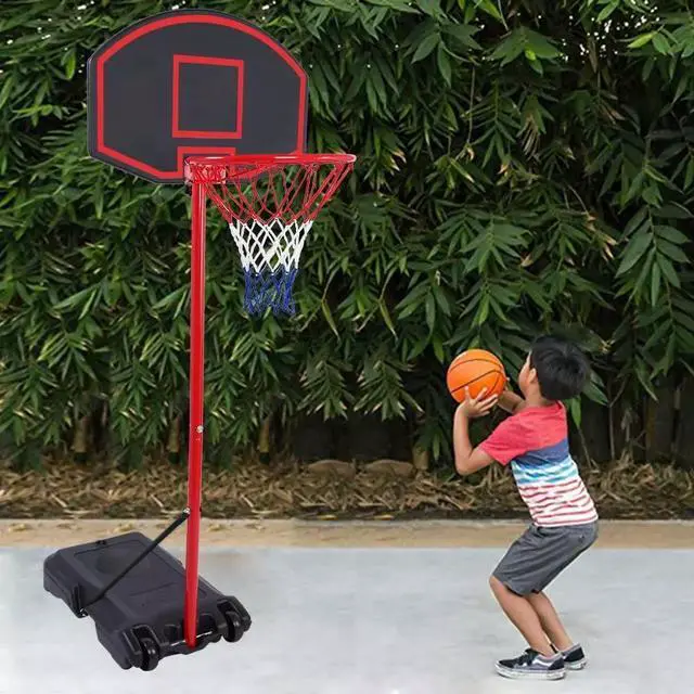 Main image of 7.2Ft Basketball Hoop Adjustable Backboard Rim Portable Indoor Outdoor Fitness