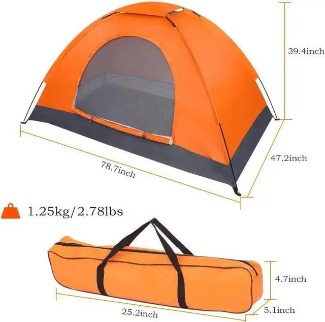 Alt view image 3 of 7 - Waterproof Automatic Instant Pop Up Tent Outdoor Camping Hiking Supply US