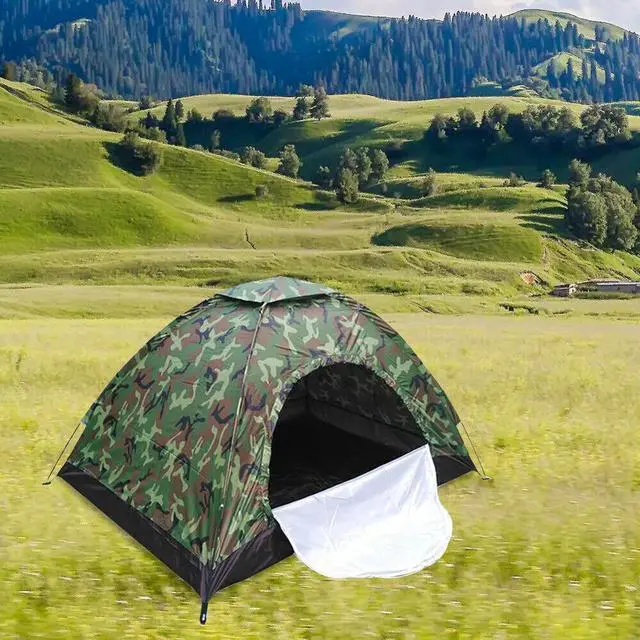 Alt view image 2 of 7 - 10'x30' Outdoor Camping Dome Tent Lightweight Waterproof Tent For 2-3 Person