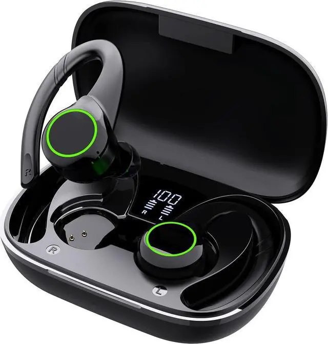 Main image of FITECRO Wireless Earbuds Bluetooth V5.2 Earbuds Built-in 4 Mic Bluetooth Headphones in-Ear Stereo Wireless Earphones 64H Total Playtime with Charging Case Waterproof Headset Ear Buds for Sport Running