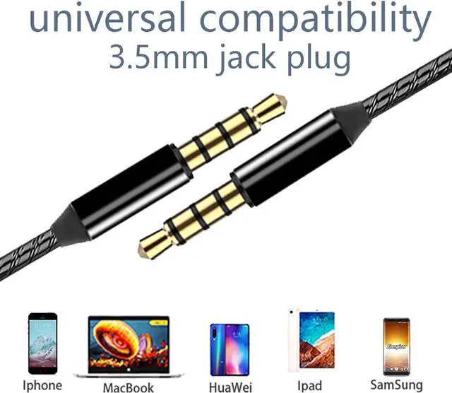 Alt view image 6 of 6 - 3 Pack Earbuds Wired, in-Ear Headphones Wired Earbuds with Microphone, Noise Isolating Lightweight Earbuds, 3.5mm Earphones Compatible with iPhone, Samsung, Android, Tablets and 3.5mm Jack Devices