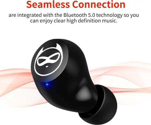 Alt view image 7 of 7 - Wireless Earbuds for Kids and Adults Bluetooth 5.0 Headphones with Microphone and Noise Reduction  36H Playtime IPX5 Waterproof Touch Control, HiFi Stereo Earphone for boy or Girl as a Gift